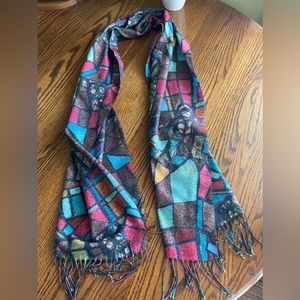 Vintage Stained Glass Scarf